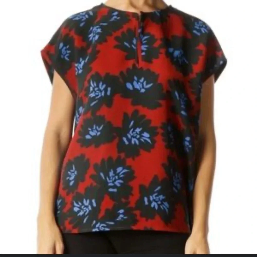 J.CREW FLORAL FIREWORK BLOUSE
